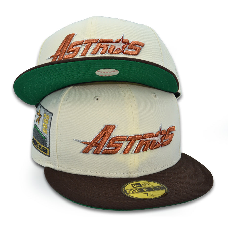 Houston Astros "TRILLSTROS" Exclusive New Era 59Fifty Fitted Hat -Chrome/Burntwood