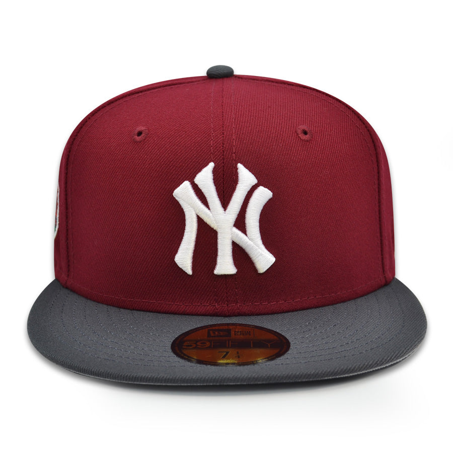 New York Yankees "THE ROSE THAT GREW FROM CONCRETE"  Exclusive New Era 59Fifty Fitted Hat - Cardinal/Maroon