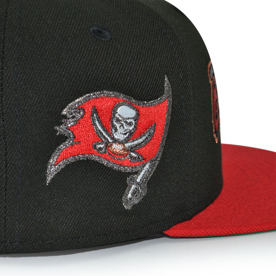 Tampa Bay Buccaneers "BUC'D UP BUCS" Exclusive New Era 59Fifty Fitted Hat - Black/Red