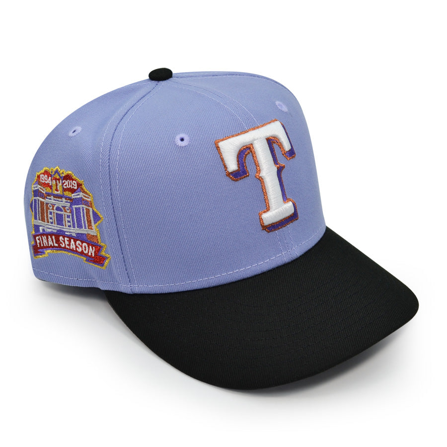 Texas Rangers "LOST IN A WORLD OF LILAC"  Exclusive New Era 59Fifty Fitted Hat - Lavender/Black