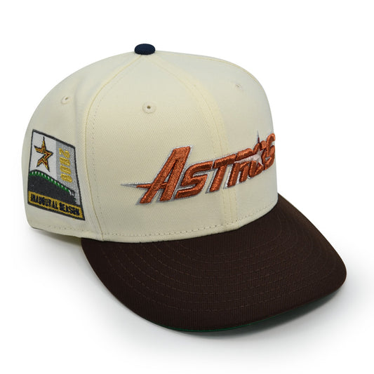 Houston Astros "TRILLSTROS" Exclusive New Era 59Fifty Fitted Hat -Chrome/Burntwood