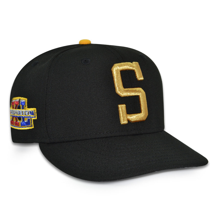 Pittsburgh Steelers "STEEL CURTAIN" Exclusive New Era 59Fifty Fitted Hat - Black