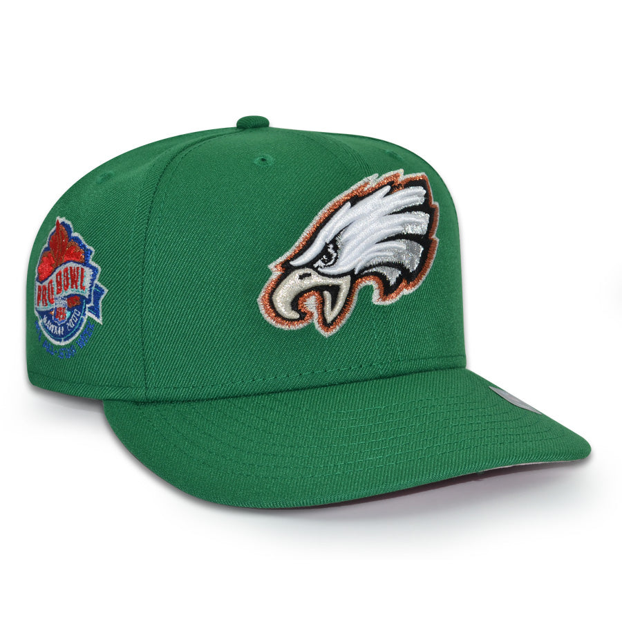 Philadelphia Eagles "MEET ME AT THE LINK" Exclusive New Era 59Fifty Fitted Hat - Kelly/Pink UV