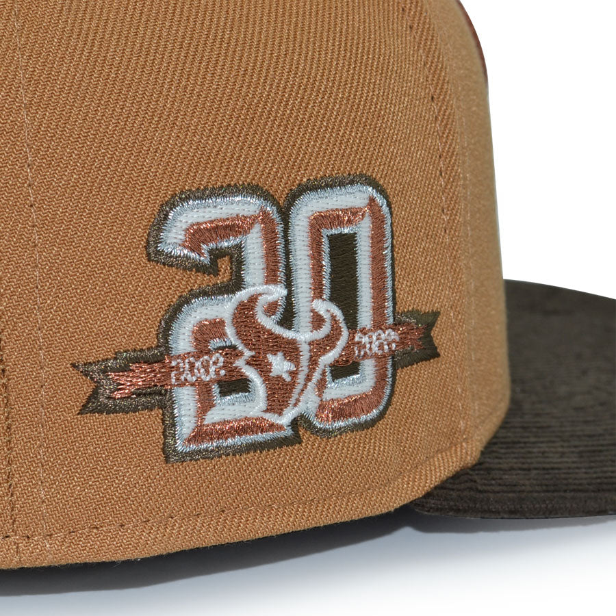 Houston Texans "CHT BOYZ" Exclusive New Era 59Fifty Fitted Hat - Bronze/Corduroy