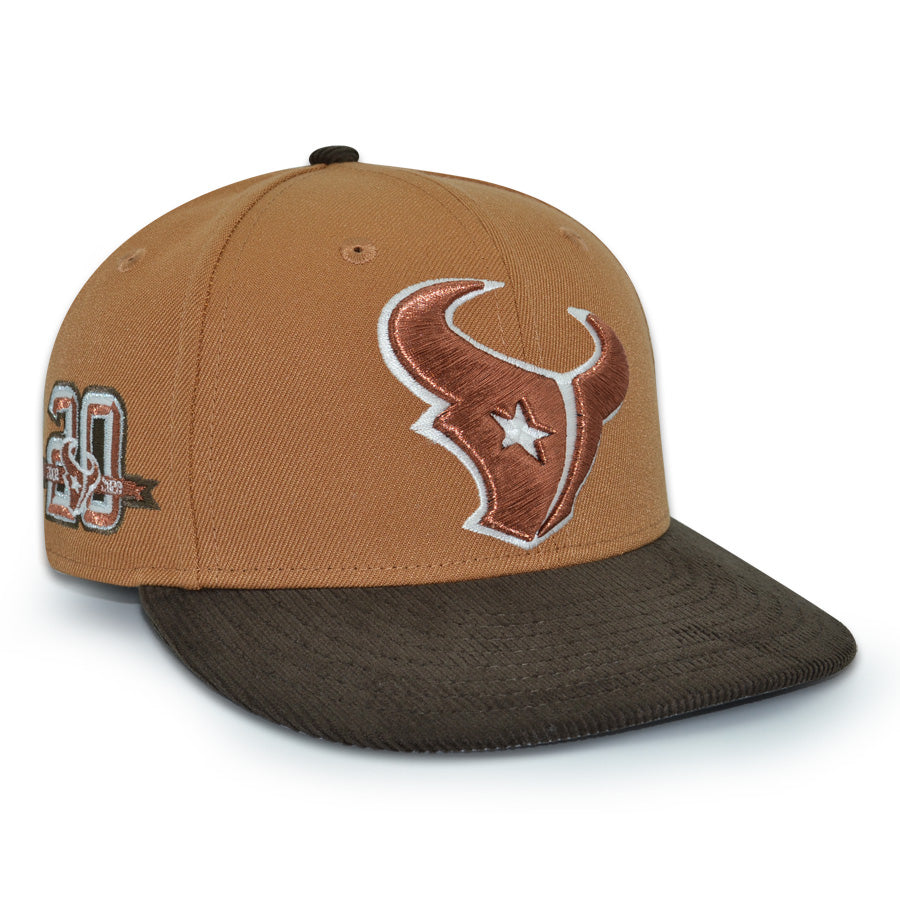 Houston Texans "CHT BOYZ" Exclusive New Era 59Fifty Fitted Hat - Bronze/Corduroy