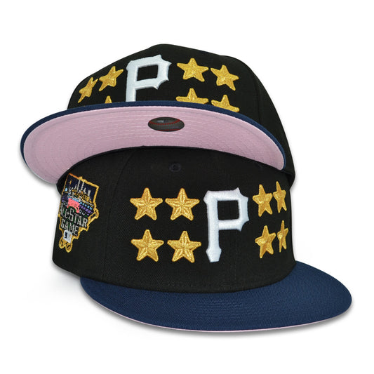 Pittsburgh Pirates "BLUE SEA" Exclusive New Era 59Fifty Fitted Hat -Black/Oceanside