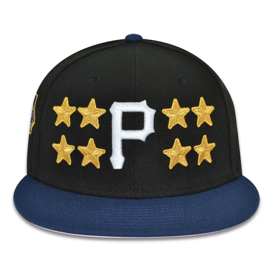 Pittsburgh Pirates "BLUE SEA" Exclusive New Era 59Fifty Fitted Hat -Black/Oceanside