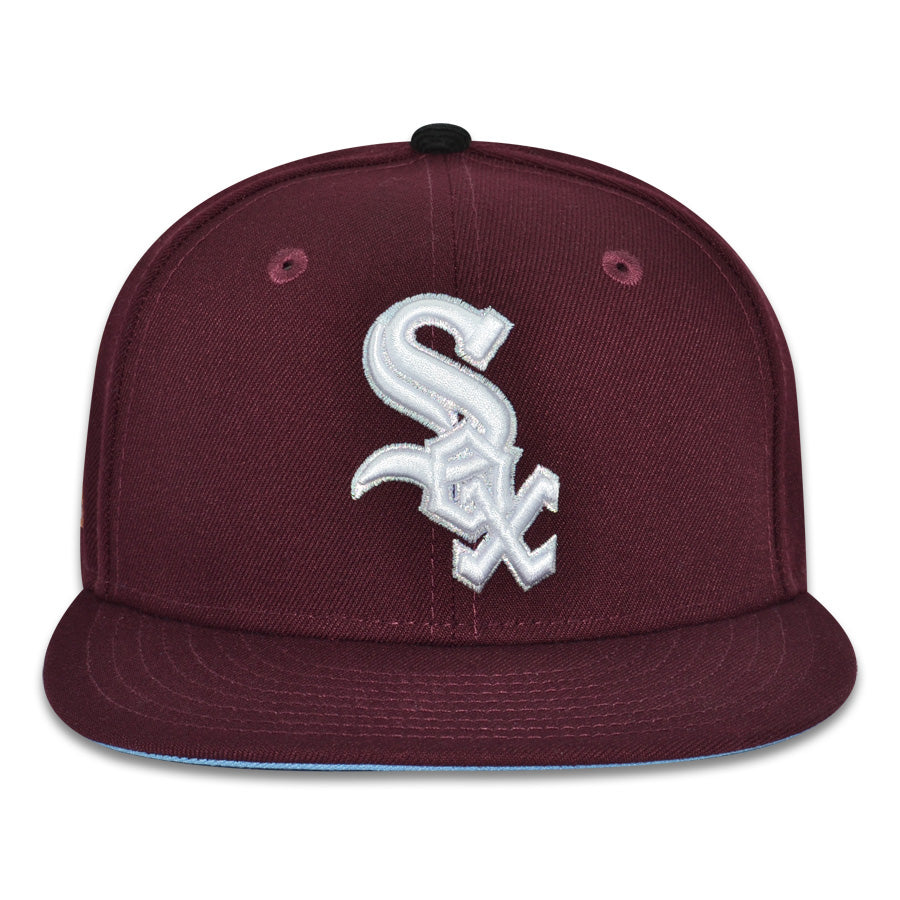 Chicago White Sox "SUPER SOX" Exclusive New Era 59Fifty Fitted Hat - Maroon