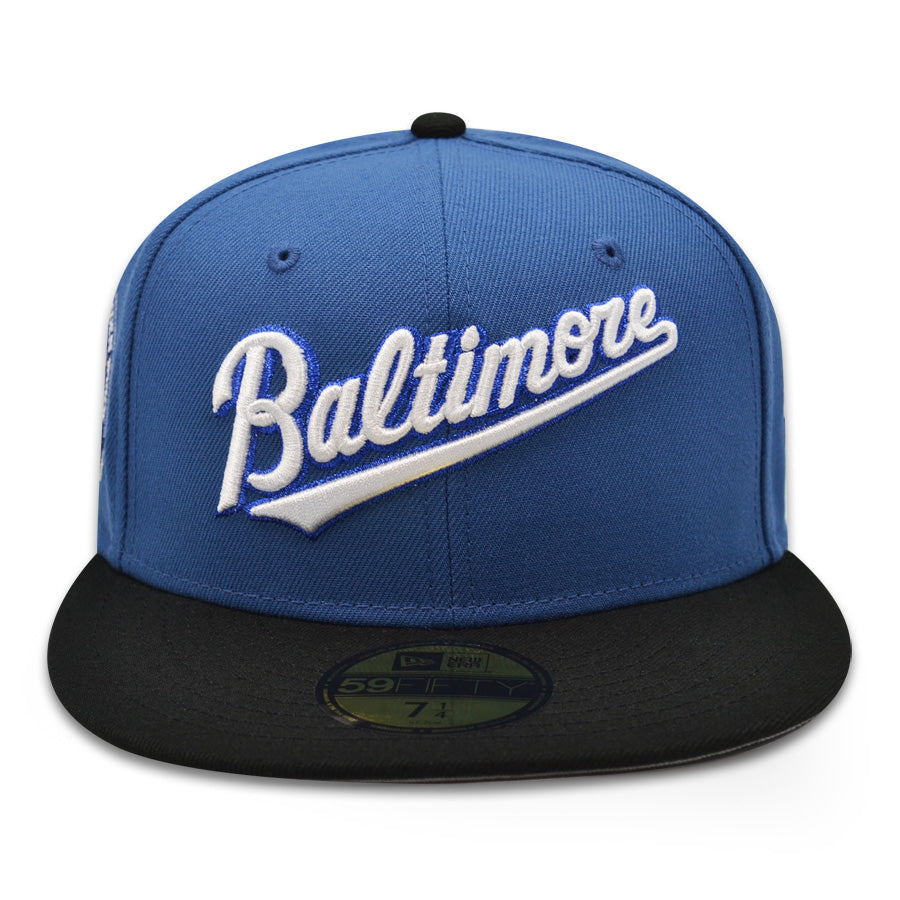 Baltimore Orioles 30th ANNIVERSARY Exclusive New Era 59Fifty Fitted Hat - KooBlue/Black