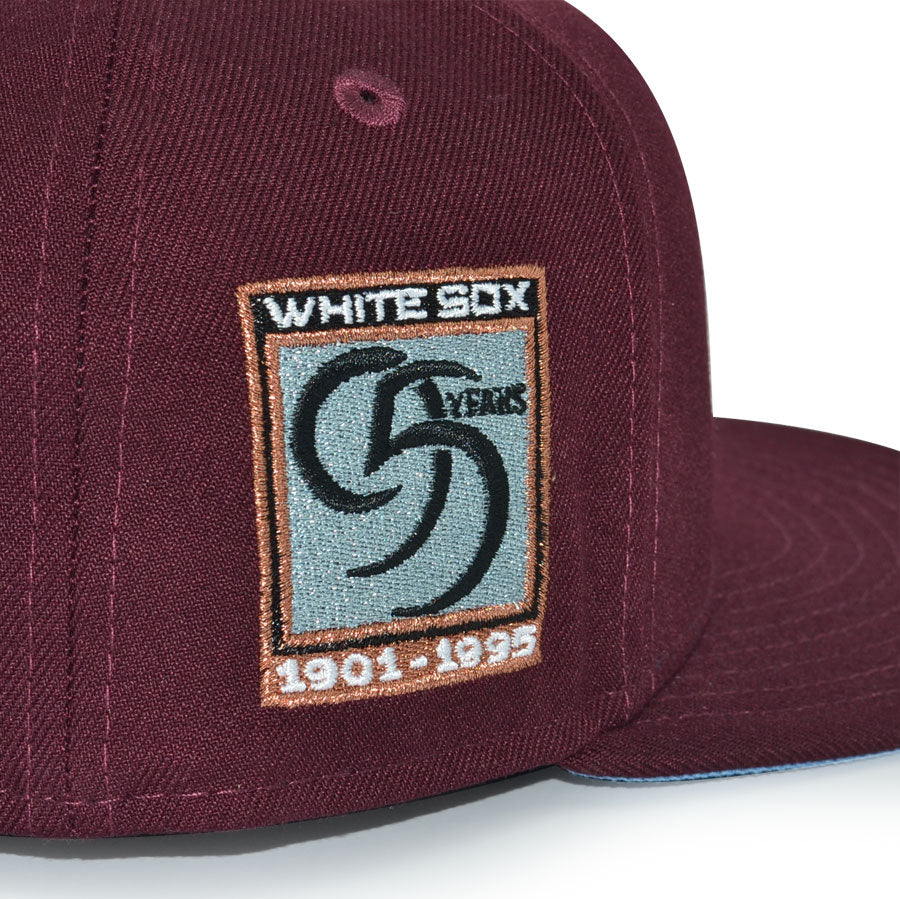 Chicago White Sox "SUPER SOX" Exclusive New Era 59Fifty Fitted Hat - Maroon