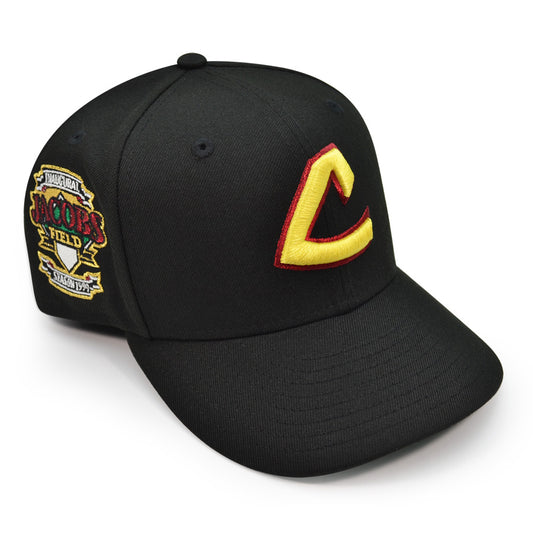 Cleveland "CONTRA" Indians Exclusive New Era 59Fifty Fitted Hat - Black