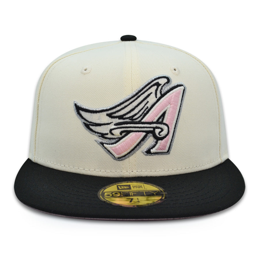 Anaheim Angels "FAMILY MATTERS" Exclusive New Era 59Fifty Fitted Hat - Chrome/Black