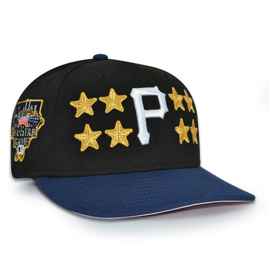 Pittsburgh Pirates "BLUE SEA" Exclusive New Era 59Fifty Fitted Hat -Black/Oceanside