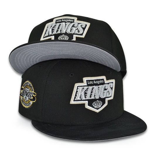 Los Angeles Kings "CAPTAIN KING" Exclusive New Era 59Fifty Fitted Hat - Black/Tonal Camo