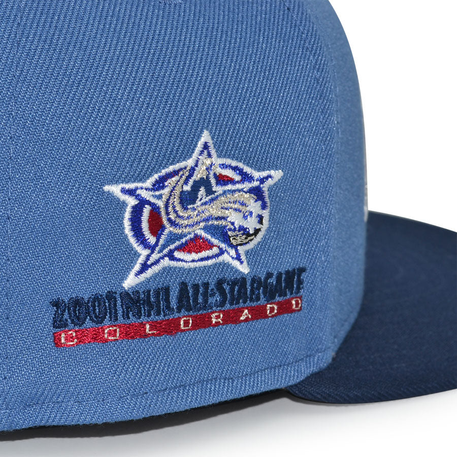 Colorado Avalanche "THE AVS" Exclusive New Era 59Fifty Fitted Hat - Indigo/Oceanside