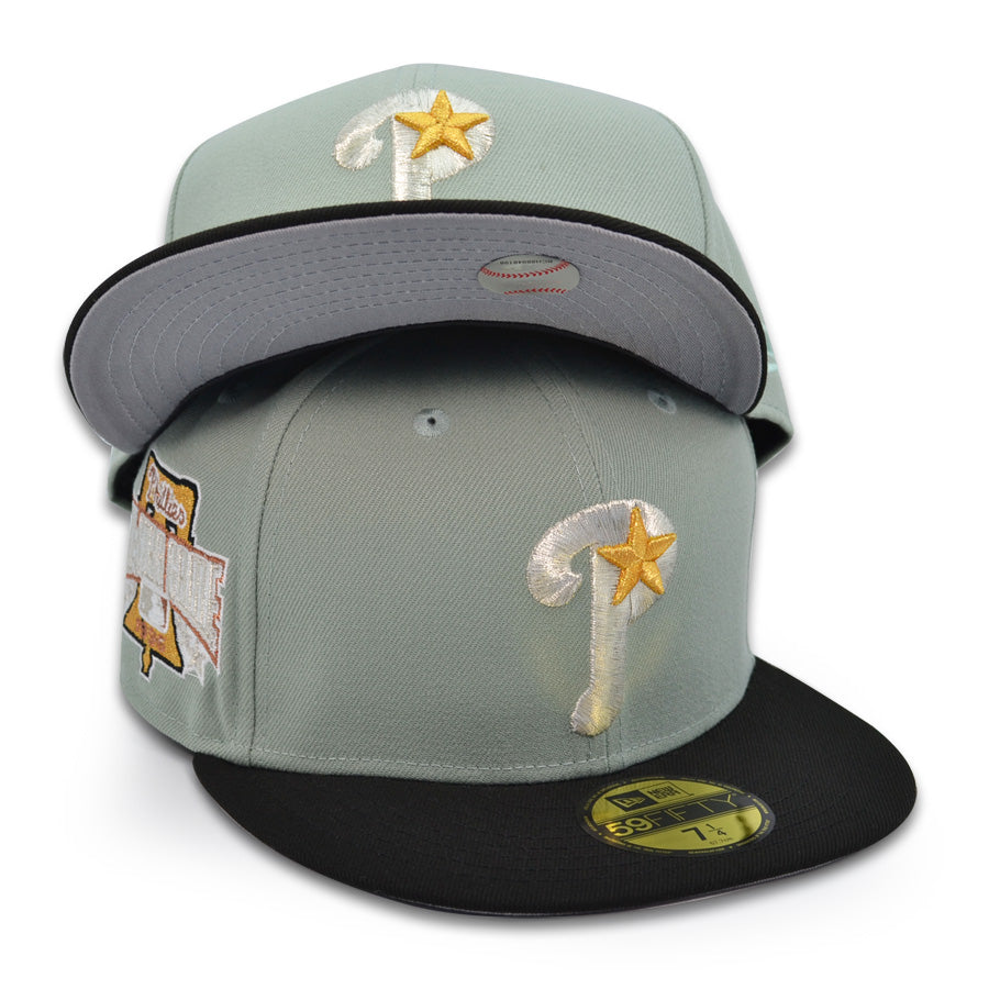 Philadelphia Phillies 1996 ALL-STAR GAME Exclusive New Era 59Fifty Fitted Hat - Elite Green/Black