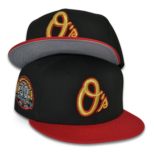 Baltimore Orioles "WHAT THE MELO" Exclusive New Era 59Fifty Fitted Hat- Black/Red