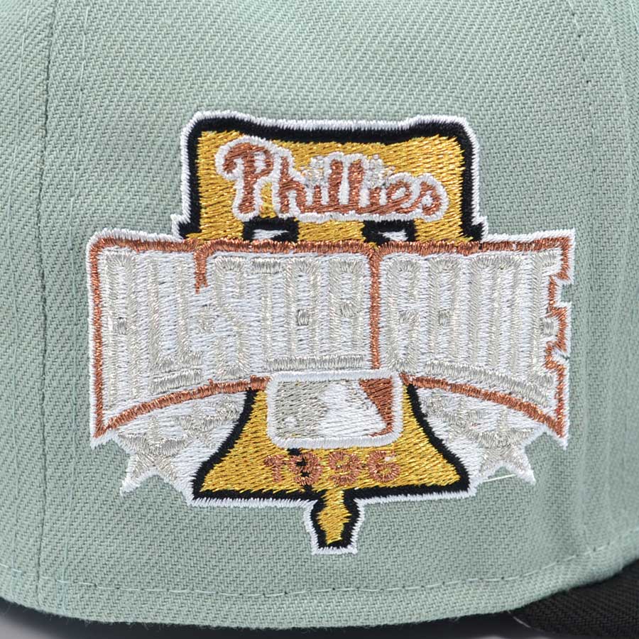 Philadelphia Phillies 1996 ALL-STAR GAME Exclusive New Era 59Fifty Fitted Hat - Elite Green/Black