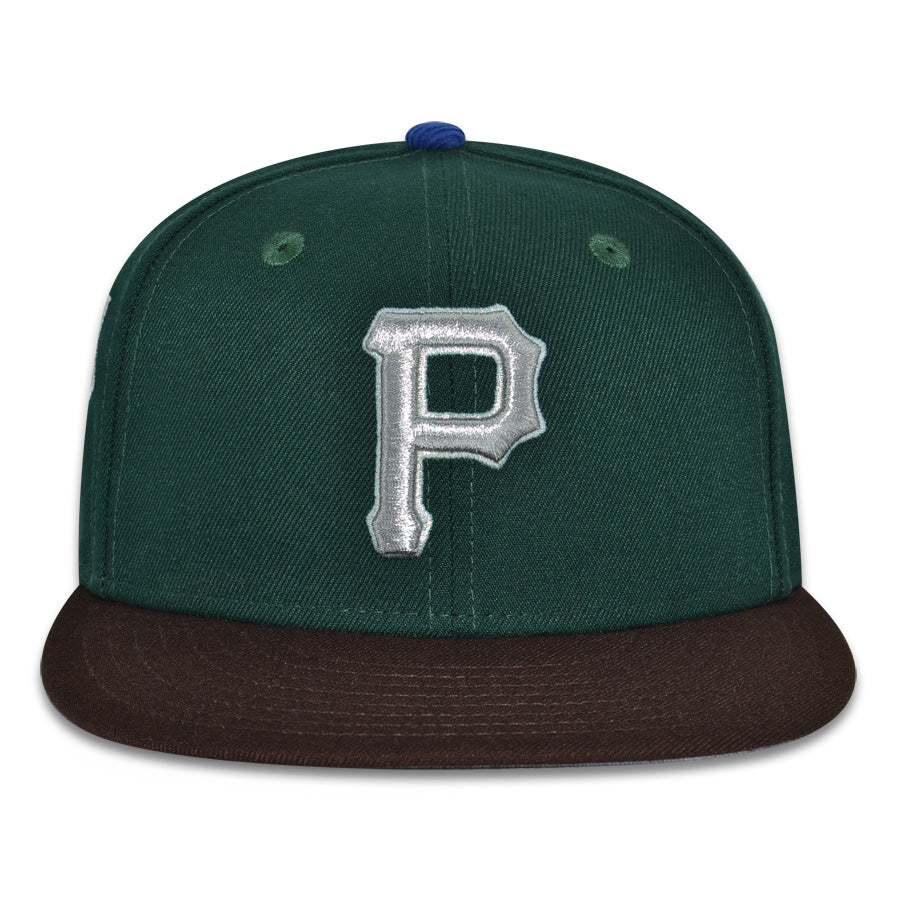 Pittsburgh Pirates "PARLAY" Exclusive New Era 59Fifty Fitted Hat - Dark Green/Burntwood