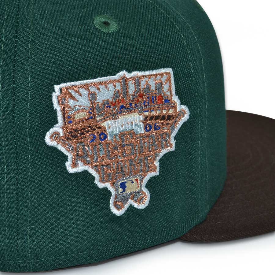 Pittsburgh Pirates "PARLAY" Exclusive New Era 59Fifty Fitted Hat - Dark Green/Burntwood