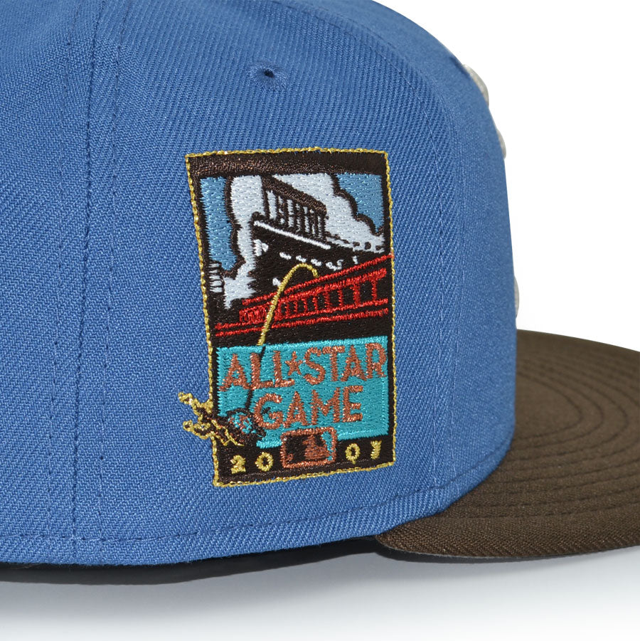 Oakland Athletics "APES" Exclusive New Era 59Fifty Fitted Hat - Indigo/Walnut