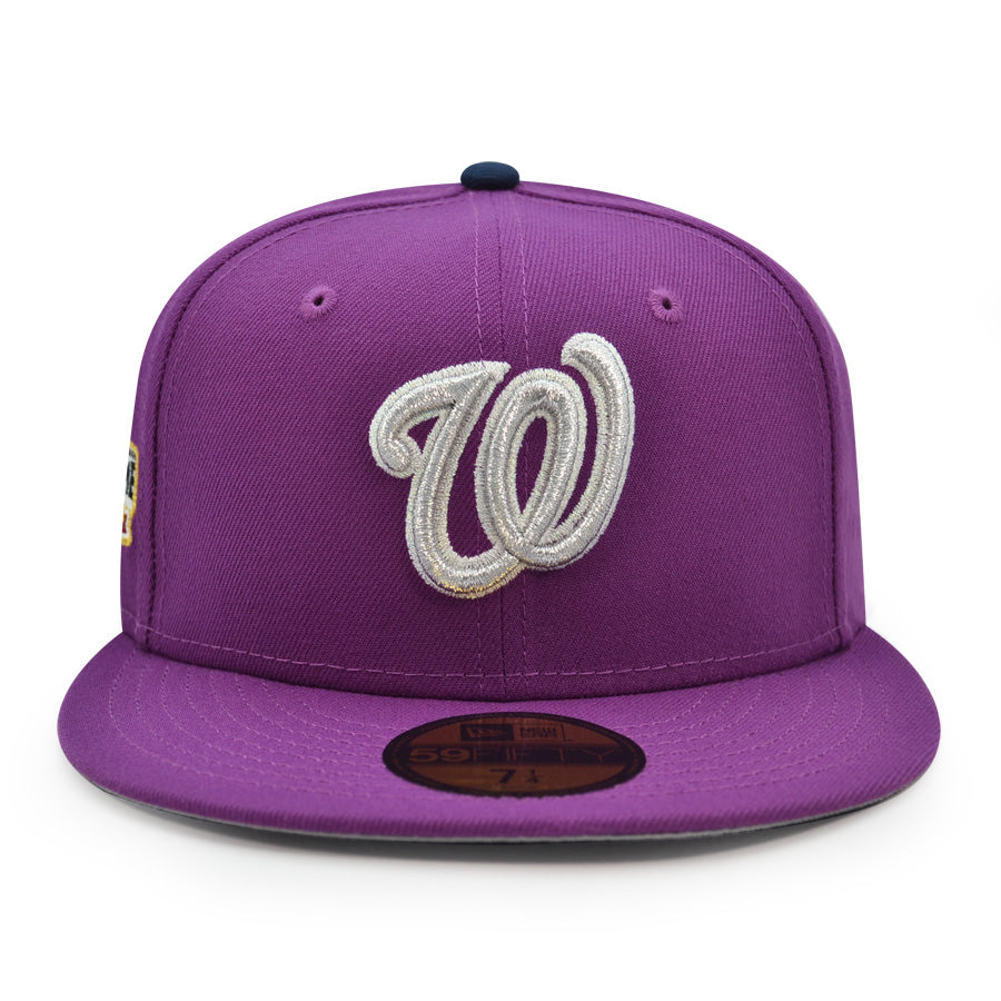 Washington Nationals "THE JAM NATS" Exclusive New Era 59Fifty Fitted Hat - Grape