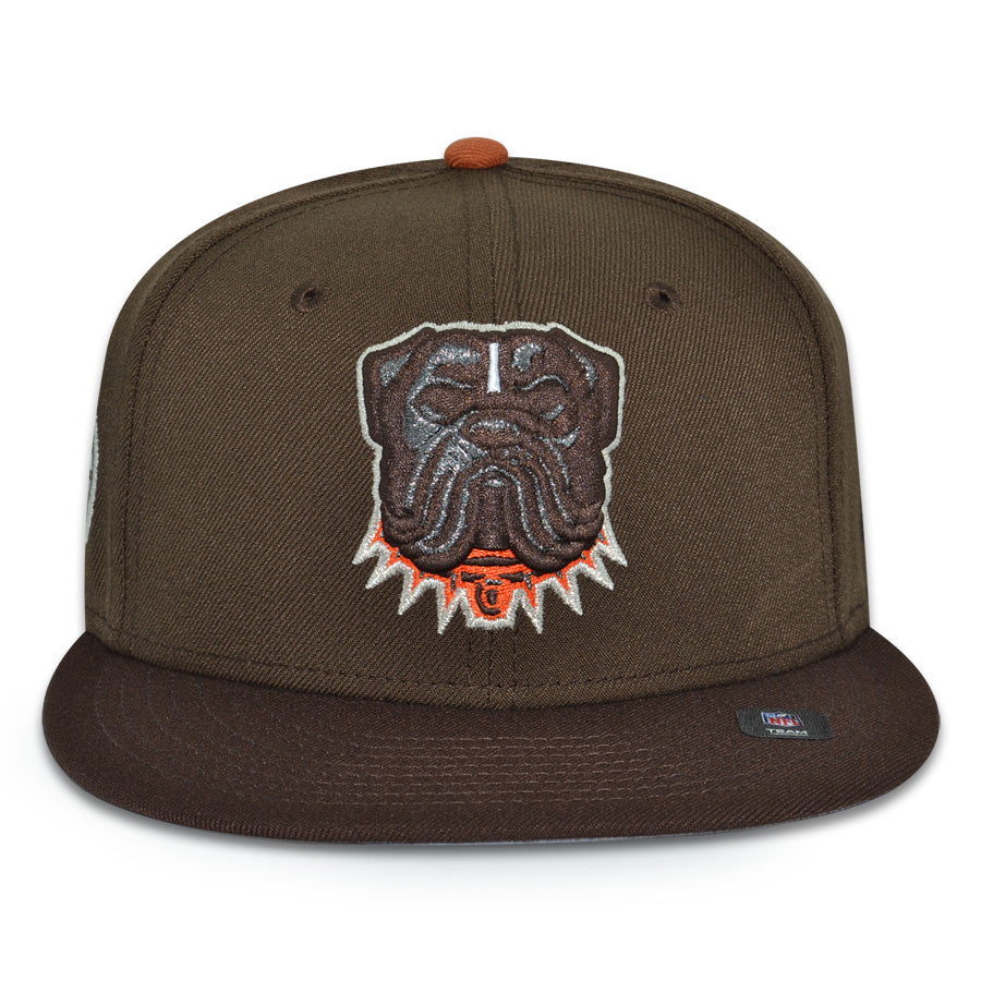 Cleveland Browns "POUND for POUND" Exclusive New Era 59Fifty Fitted Hat - Walnut/Burntwood