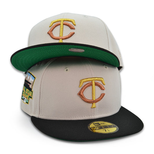 Minnesota Twins "ALCHEMY" Exclusive New Era 59Fifty Fitted Hat - Stone/Black