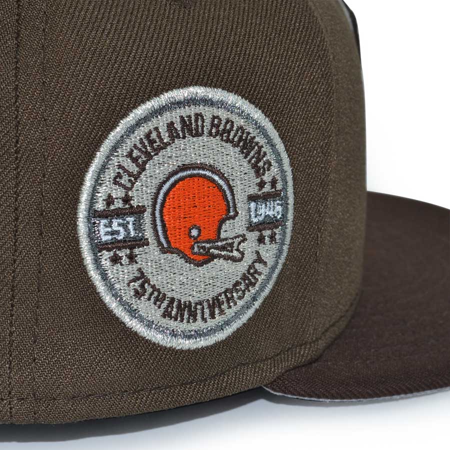 Cleveland Browns "POUND for POUND" Exclusive New Era 59Fifty Fitted Hat - Walnut/Burntwood