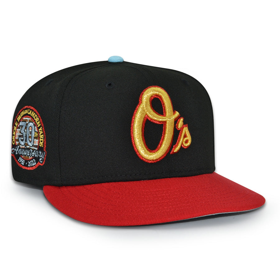 Baltimore Orioles "WHAT THE MELO" Exclusive New Era 59Fifty Fitted Hat- Black/Red