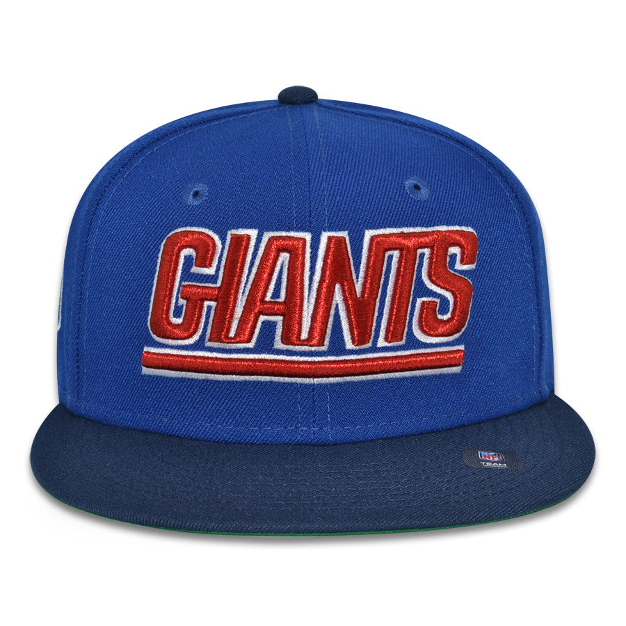 New York Giants "WRECKING CREW" Exclusive New Era 59Fifty Fitted Hat - Lt Royal/Ocean Side