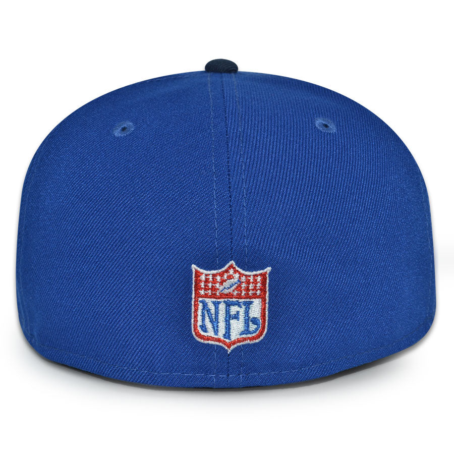 New York Giants "WRECKING CREW" Exclusive New Era 59Fifty Fitted Hat - Lt Royal/Ocean Side