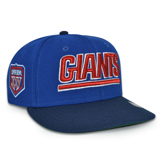 New York Giants "WRECKING CREW" Exclusive New Era 59Fifty Fitted Hat - Lt Royal/Ocean Side