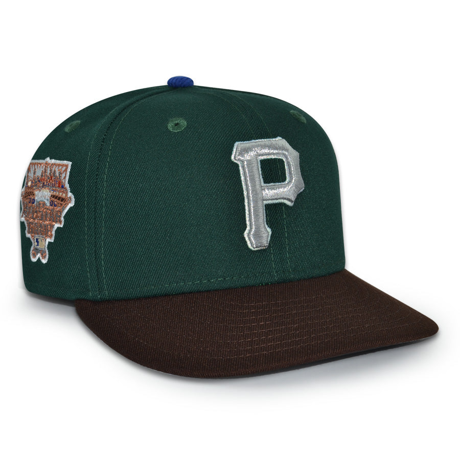 Pittsburgh Pirates "PARLAY" Exclusive New Era 59Fifty Fitted Hat - Dark Green/Burntwood