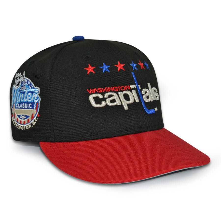 Washington Capitals "WINTER CLASSIC" Exclusive New Era 59Fifty Fitted Hat - Black/Red