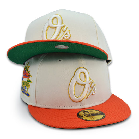 Baltimore Orioles "YOUNG GUNNAR" Spring Training Exclusive New Era 59Fifty Fitted Hat - Chrome/Orange