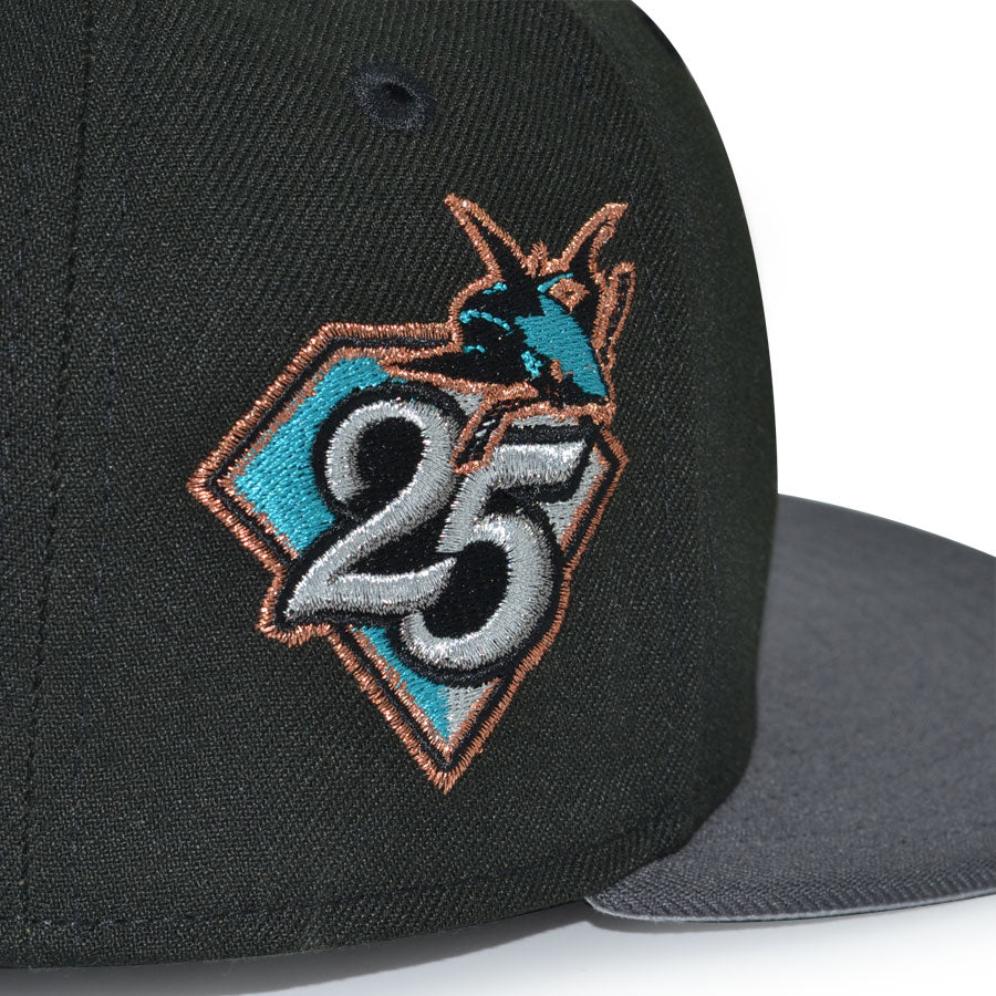 San Jose Sharks "OPEN WATER" Exclusive New Era 59Fifty Fitted Hat - Black/Dark Graphite