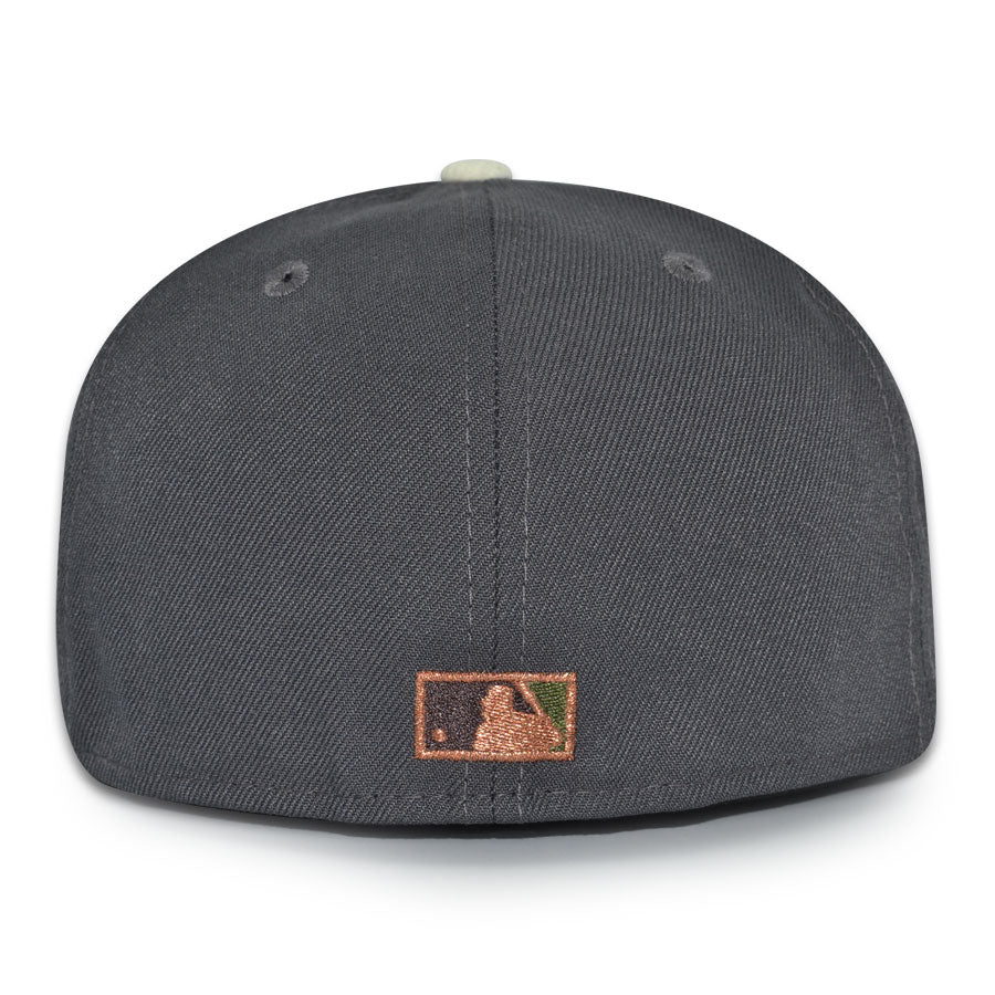 Texas Rangers "BETTER THAN YESTERDAY"  Exclusive New Era 59Fifty Fitted Hat - Dark Graphite/Burntwood