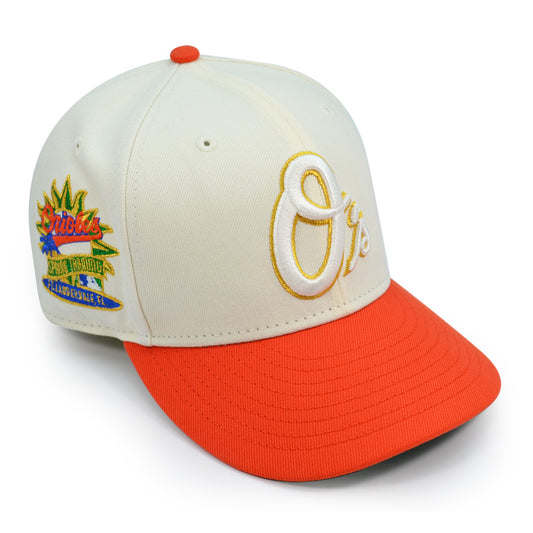 Baltimore Orioles "YOUNG GUNNAR" Spring Training Exclusive New Era 59Fifty Fitted Hat - Chrome/Orange