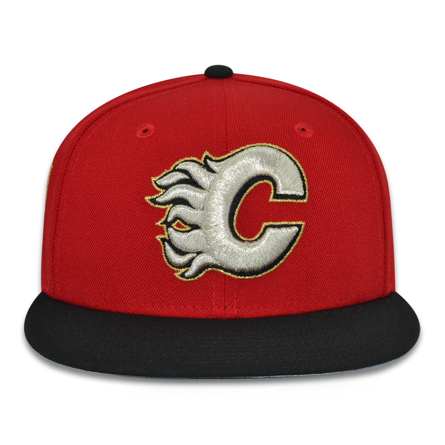 Calgary Flames "C of Red" Exclusive New Era 59Fifty Fitted Hat - Scarlet/Black