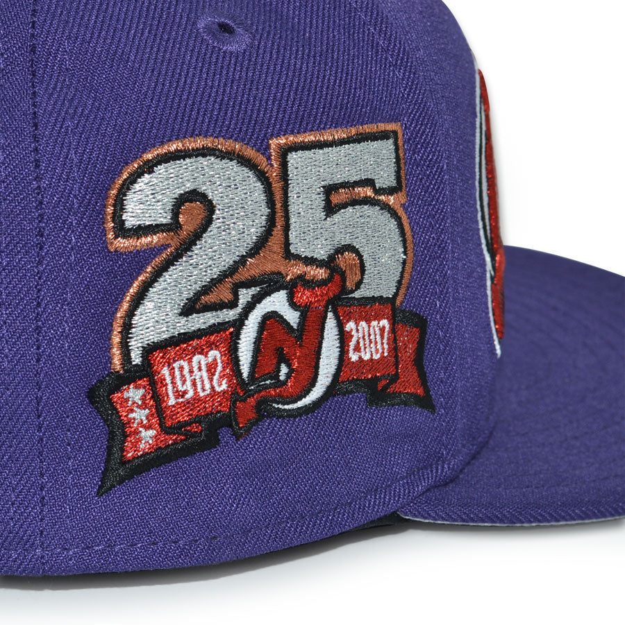 New Jersey Devils "DEMON TIME" Exclusive New Era 59Fifty Fitted Hat - Purple