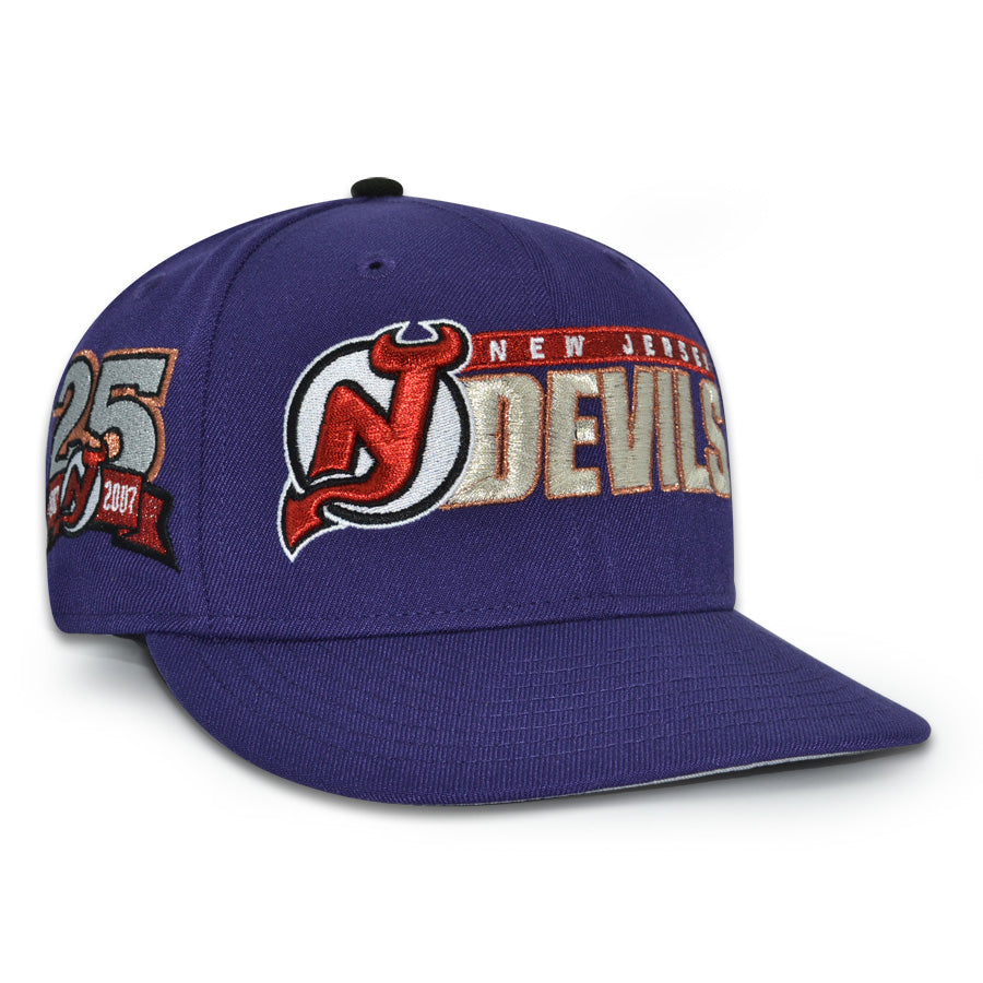 New Jersey Devils "DEMON TIME" Exclusive New Era 59Fifty Fitted Hat - Purple