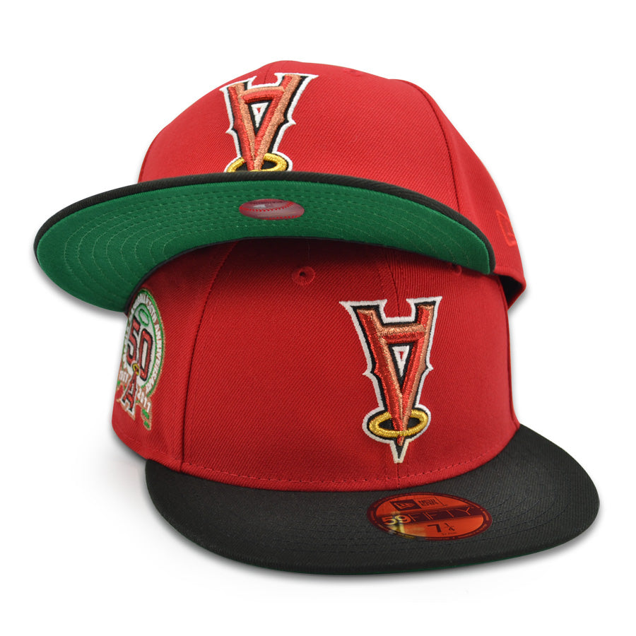 Anaheim Angels “DADDY'S ANGELS 3: THE TRINITY” Exclusive New Era 59Fifty Fitted Hat - Red/Black