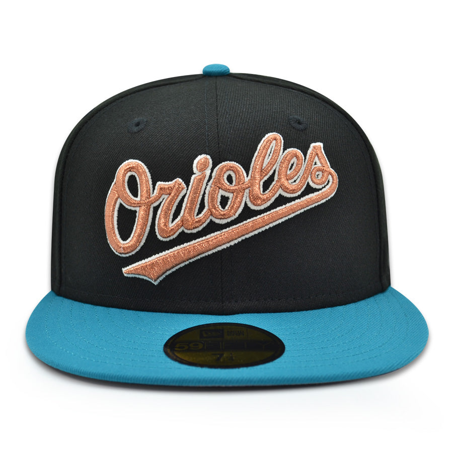 Baltimore Orioles "THE MONUMENT" Exclusive New Era 59Fifty Fitted Hat - Black/Title Wave