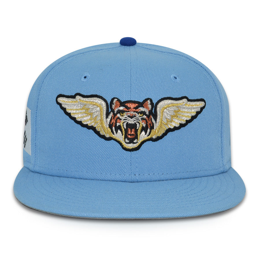 Lakeland Flying Tigers "SEOUL FLY" Exclusive New Era 59Fifty Fitted Hat - Sky