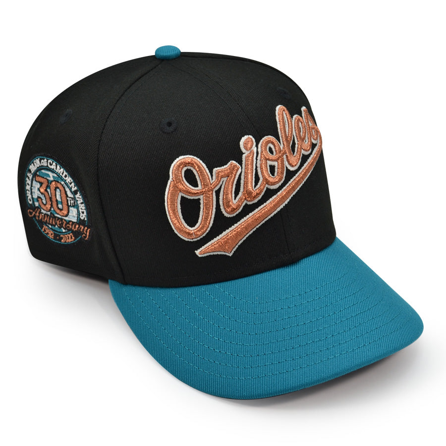 Baltimore Orioles "THE MONUMENT" Exclusive New Era 59Fifty Fitted Hat - Black/Title Wave