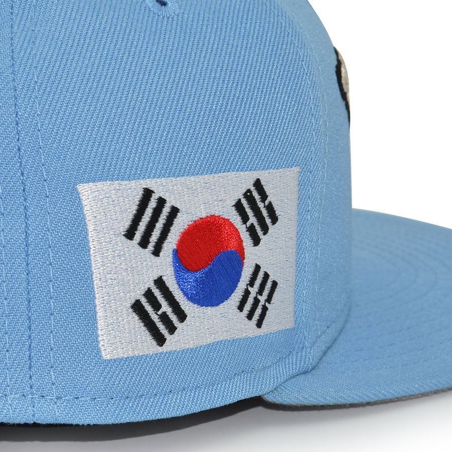 Lakeland Flying Tigers "SEOUL FLY" Exclusive New Era 59Fifty Fitted Hat - Sky