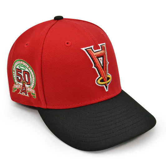 Anaheim Angels “DADDY'S ANGELS 3: THE TRINITY” Exclusive New Era 59Fifty Fitted Hat - Red/Black