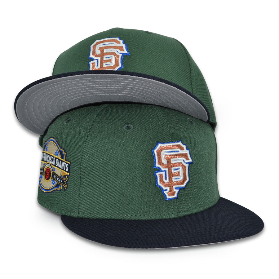 San Francisco Giants "FOCUSED" Exclusive New Era 59Fifty Fitted Hat - Mountain Green/Navy