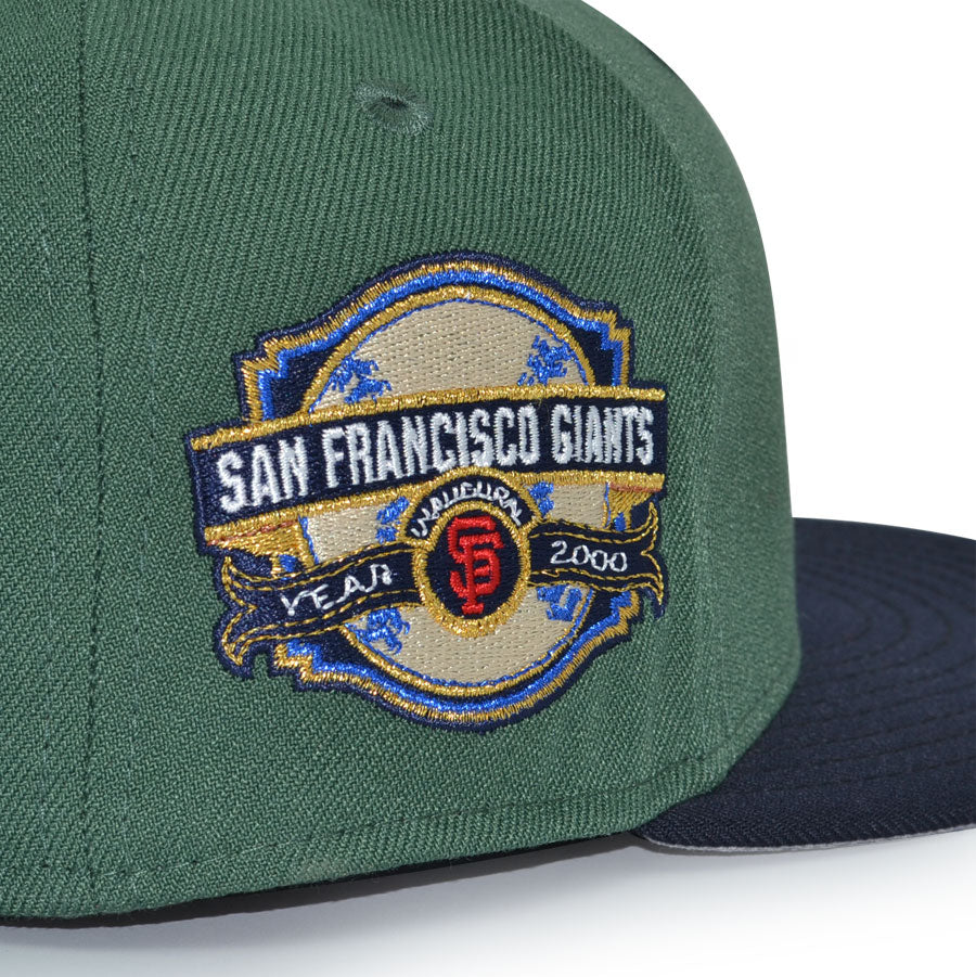 San Francisco Giants "FOCUSED" Exclusive New Era 59Fifty Fitted Hat - Mountain Green/Navy